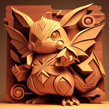 3D model Pokmon Fashion Flash Rokon Breeder Showdown (STL)